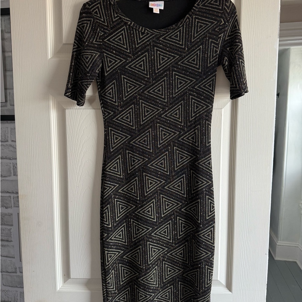 LuLaRoe Geometric Black Dress
